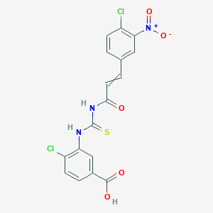 molecular formula C17H11Cl2N3O5S B13942852 Agn-PC-0KD4YM CAS No. 535963-92-9