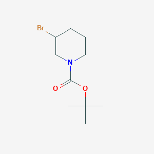 molecular formula C10H18BrNO2 B1394298 3-Bromopiperidina-1-carboxilato de terc-butilo CAS No. 849928-26-3