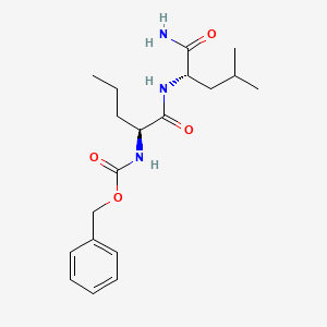 B1394300 N-[(Phenylmethoxy)carbonyl]-L-norvalyl-L-leucinamide CAS No. 196600-89-2