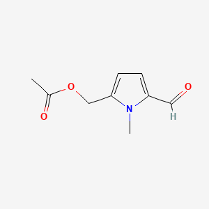 (5-Formyl-1-methyl-1H-pyrrol-2-yl)methyl acetate