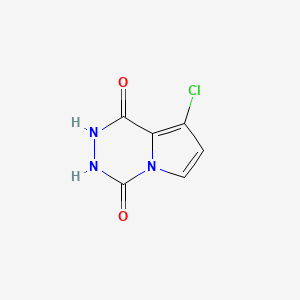 8-Chloro-2,3-dihydropyrrolo[1,2-d][1,2,4]triazine-1,4-dione