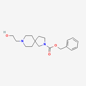 Benzyl 8-(2-hydroxyethyl)-2,8-diazaspiro[4.5]decane-2-carboxylate