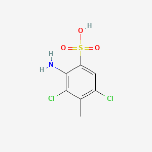 Benzenesulfonic acid, 2-amino-3,5-dichloro-4-methyl-