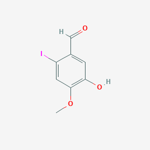 5-Hydroxy-2-iodo-4-methoxybenzaldehyde