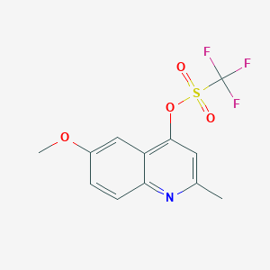 (6-methoxy-2-methylquinolin-4-yl) trifluoromethanesulfonate