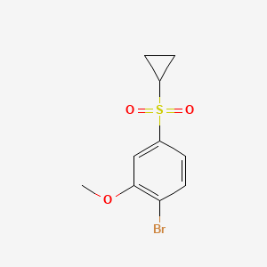 1-Bromo-4-(cyclopropylsulfonyl)-2-methoxybenzene