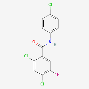 2,4-Dichloro-N-(4-chlorophenyl)-5-fluorobenzamide