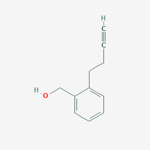 [2-(But-3-YN-1-YL)phenyl]methanol