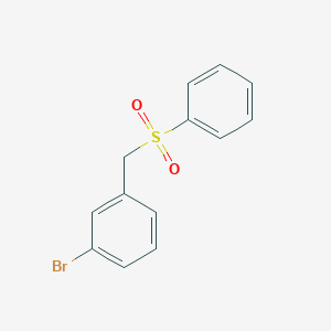 molecular formula C13H11BrO2S B1394325 1-溴-3-[(苯磺酰)甲基]苯 CAS No. 130891-01-9