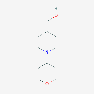 molecular formula C11H21NO2 B1394344 (1-四氢-2H-吡喃-4-基哌啶-4-基)甲醇 CAS No. 1216468-80-2