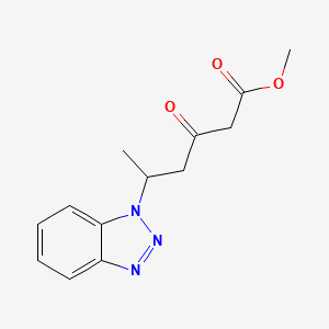 B1394379 5-Benzotriazol-1-yl-3-oxo-hexanoic acid methyl ester CAS No. 1229626-83-8