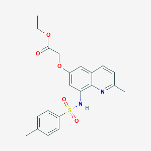 molecular formula C21H22N2O5S B013944 锌喹乙酯 CAS No. 181530-09-6