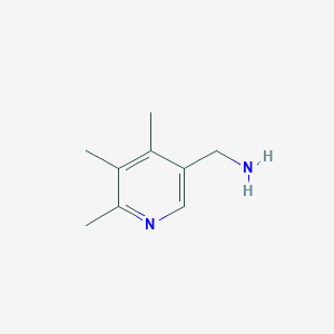 molecular formula C9H14N2 B1394439 1-(4,5,6-Trimethylpyridin-3-yl)methanamine CAS No. 857345-80-3