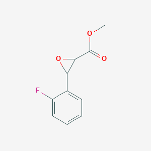 molecular formula C10H9FO3 B1394442 Methyl 3-(2-Fluorophenyl)oxirane-2-carboxylate CAS No. 1287218-43-2