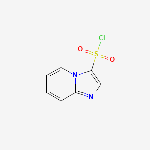 molecular formula C7H5ClN2O2S B1394444 Imidazo[1,2-a]pyridine-3-sulfonyl chloride CAS No. 499770-78-4
