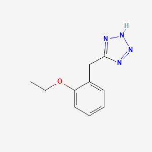 molecular formula C10H12N4O B13944450 5-[(2-ethoxyphenyl)methyl]-2H-tetrazole CAS No. 132372-76-0