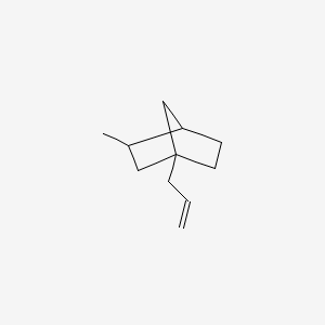 molecular formula C11H18 B13944539 3-Methyl-1-(prop-2-en-1-yl)bicyclo[2.2.1]heptane CAS No. 403483-12-5