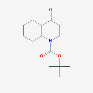 molecular formula C14H23NO3 B1394455 4-氧代八氢喹啉-1(2H)-羧酸叔丁酯 CAS No. 1287218-20-5