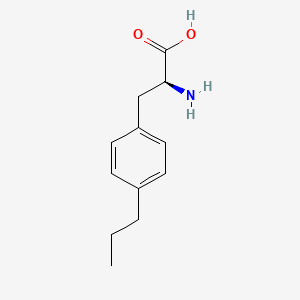 molecular formula C12H17NO2 B13944587 (2S)-2-amino-3-(4-propylphenyl)propanoic acid 