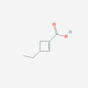 B13944707 3-Ethylcyclobut-1-ene-1-carboxylic acid CAS No. 89897-93-8