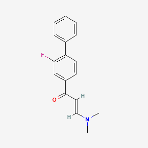 B1394471 3-(Dimethylamino)-1-(2-fluoro-1,1'-biphenyl-4-yl)prop-2-en-1-one CAS No. 1287227-88-6