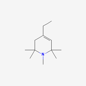 molecular formula C12H23N B13944753 4-Ethyl-1,2,2,6,6-pentamethyl-1,2,3,6-tetrahydropyridine CAS No. 63867-73-2