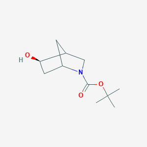 B1394487 (5R)-tert-Butyl 5-hydroxy-2-azabicyclo[2.2.1]heptane-2-carboxylate CAS No. 1250884-35-5