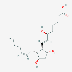 B139449 (E,6S)-8-[(1R,2R,3S,5R)-2-[(Z)-hept-2-enyl]-3,5-dihydroxycyclopentyl]-6-hydroxyoct-7-enoic acid CAS No. 152561-64-3