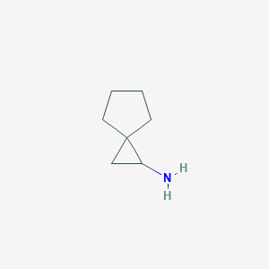molecular formula C7H13N B1394498 螺[2.4]庚烷-1-胺 CAS No. 17202-52-7