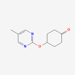 4-[(5-methyl-2-pyrimidinyl)oxy]Cyclohexanone