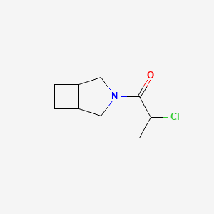 1-(3-Azabicyclo[3.2.0]heptan-3-yl)-2-chloropropan-1-one