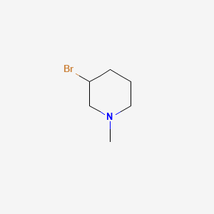 molecular formula C6H12BrN B1394504 3-Bromo-1-methylpiperidine CAS No. 36940-04-2