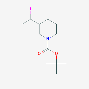 tert-Butyl 3-(1-iodoethyl)piperidine-1-carboxylate