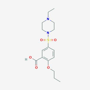 5-[(4-Ethyl-1-piperazinyl)sulfonyl]-2-propoxybenzoic acid