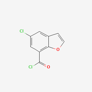 5-Chloro-1-benzofuran-7-carbonyl chloride