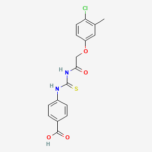 4-[[2-(4-Chloro-3-methylphenoxy)acetyl]carbamothioylamino]benzoic acid