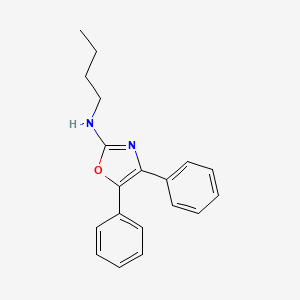 Oxazole, 2-(butylamino)-4,5-diphenyl-