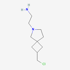 2-(2-(Chloromethyl)-6-azaspiro[3.4]octan-6-yl)ethanamine