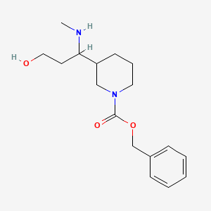 Benzyl 3-(3-hydroxy-1-(methylamino)propyl)piperidine-1-carboxylate