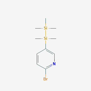 (6-Bromopyridin-3-yl)-dimethyl-trimethylsilylsilane