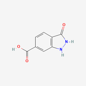 molecular formula C8H6N2O3 B1394525 3-hydroxy-1H-indazole-6-carboxylic acid CAS No. 862274-40-6