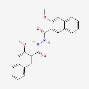 2-Naphthalenecarboxylic acid, 3-methoxy-, 2-((3-methoxy-2-naphthalenyl)carbonyl)hydrazide