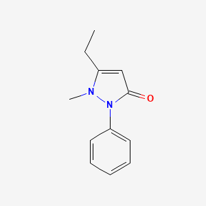 5-ethyl-1-methyl-2-phenyl-1,2-dihydro-3H-pyrazol-3-one