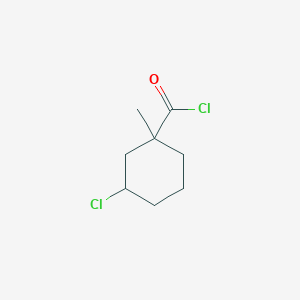 3-Chloro-1-methylcyclohexane-1-carbonyl chloride