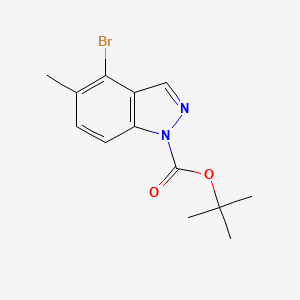 molecular formula C13H15BrN2O2 B1394533 Tert-butyl 4-bromo-5-methyl-1H-indazole-1-carboxylate CAS No. 926922-41-0