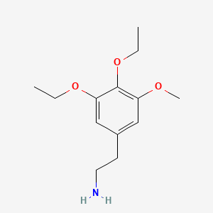 Ethylamine, 3,4-diethoxy-5-methoxyphenyl-