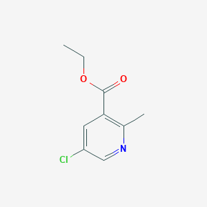 molecular formula C9H10ClNO2 B1394550 Ethyl 5-chloro-2-methylnicotinate CAS No. 868636-76-4