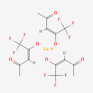 molecular formula C15H12F9FeO6 B1394557 三[(2E)-1,1,1-三氟-4-氧代戊-2-烯-2-醇根]铁(3+) CAS No. 28736-69-8