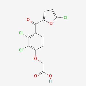 Acetic acid, (4-((5-chloro-2-furyl)carbonyl)-2,3-dichloro)phenoxy-