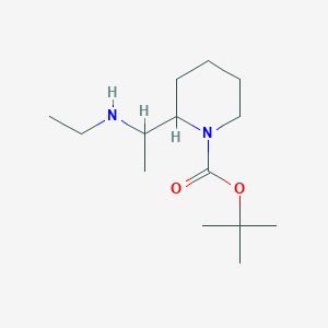 tert-Butyl 2-(1-(ethylamino)ethyl)piperidine-1-carboxylate